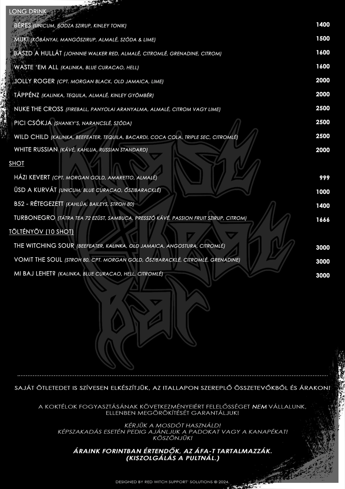 Koktéllap - Blast Beat Bar